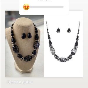 In Good Glazes Black Necklace